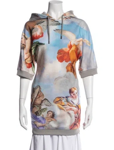 Pre-owned Moschino Graphic Print Jacket In Multicolor