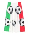 Moschino Graphic-print Midi Skirt In White