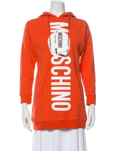Pre-owned Moschino Graphic Print Pajamas In Orange