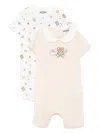 Moschino Graphic-print Rompers (set Of 2)
