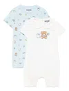Moschino Graphic-print Rompers (set Of 2)