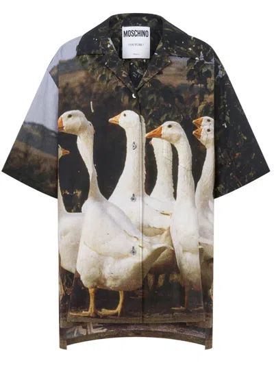 MOSCHINO GRAPHIC-PRINT SHIRT