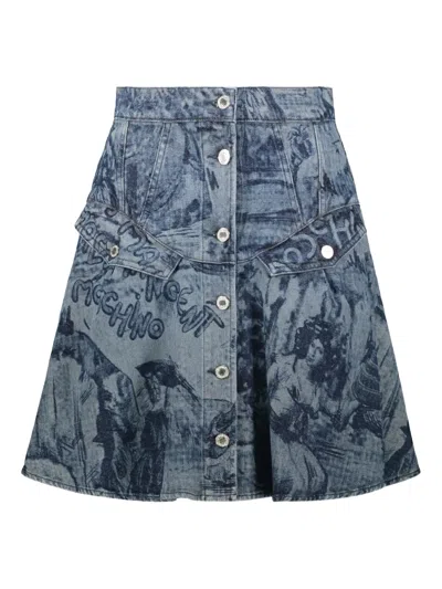 Moschino Graphic-print Skirt