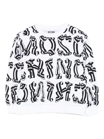 Moschino Kids' Graphic-print Sweatshirt In Black