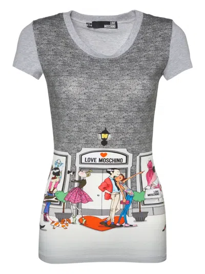 Pre-owned Moschino Graphic-print T-shirt