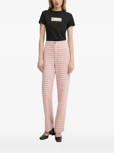 Moschino Graphic-print T-shirt In Black