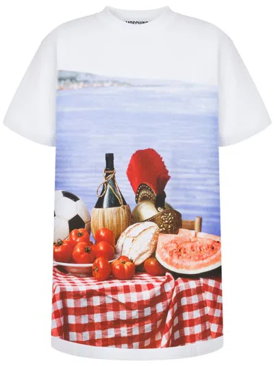 Moschino Graphic-print T-shirt In White