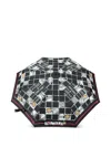 Moschino Graphic-print Umbrella In Black