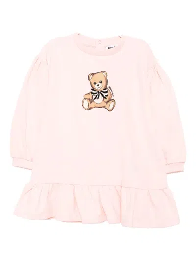 Moschino Babies' Graphic-printed Dress In Pattern