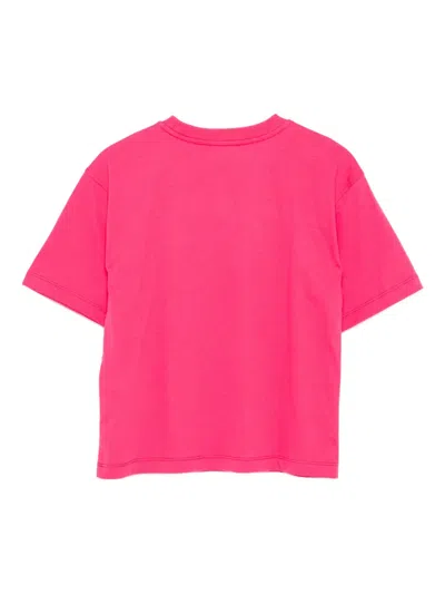 Moschino Kids' Graphic-printed T-shirt In Pink