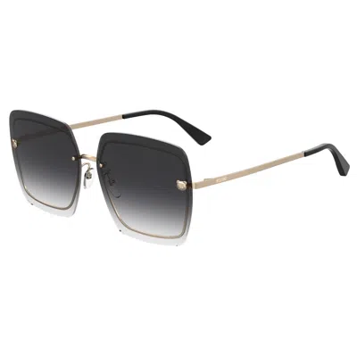 Moschino Gray Metal Sunglasses In Grey