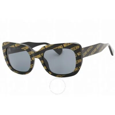 Moschino Grey Butterfly Ladies Sunglasses Mos132/s 07rm/ir 53 In Black