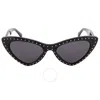 Moschino Grey Cat Eye Ladies Sunglasses Mos0006/s 0807/ir 52 In Grey
