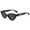 Moschino Grey Cat Eye Ladies Sunglasses Mos142/s 0807/ir 51
