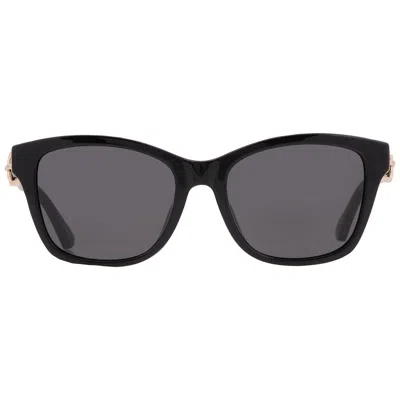 Moschino Grey Cat Eye Ladies Sunglasses Mos149/f/s 0807/ir 55 In Black