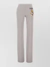 Moschino Grey Cotton Joggers With Teddy Bear Print