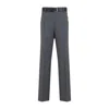 Moschino Cotton Pants With Belt Loops And Button Detailing