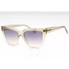 Moschino Grey Fuchsia Square Ladies Sunglasses Mol065/s 010a/ff 52