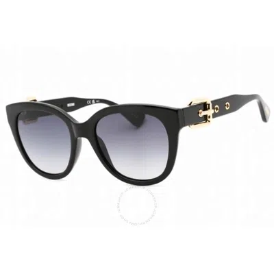 Moschino Grey Gradient Cat Eye Ladies Sunglasses Mos143/s 0807/9o 54 In Blue