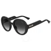 Moschino Grey Gradient Round Ladies Sunglasses Mos125/s 0807/9o 52