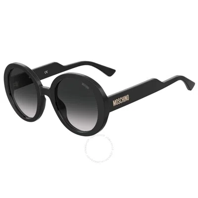 Moschino Grey Gradient Round Ladies Sunglasses Mos125/s 0807/9o 52
