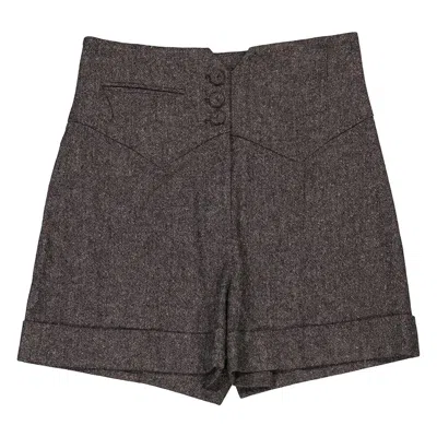 Moschino Grey High-waisted Shorts