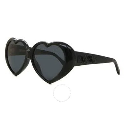 Moschino Grey Irregular Ladies Sunglasses Mos128/s 0807/ir 56