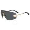 Moschino Grey Shield Ladies Sunglasses Mos120/s 0000/ir 99