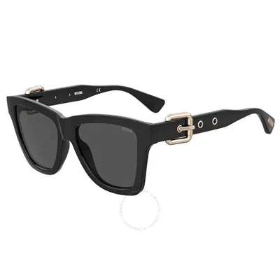 MOSCHINO MOSCHINO GREY SQUARE LADIES SUNGLASSES MOS131/S 0807/IR 54