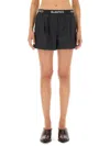 Moschino Tailored Grey Wool Shorts In Grey