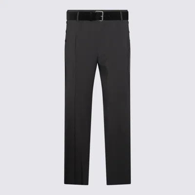 MOSCHINO GREY WOOL PANTS