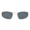 Moschino Grey Wrap Men's Sunglasses Mos164/s 06ht/ir 60 In Green
