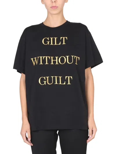 MOSCHINO GUILT WITHOUT GUILT T-SHIRT