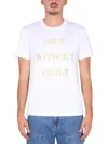 MOSCHINO MOSCHINO "GUILT WITHOUT GUILT" T-SHIRT