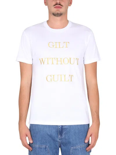 Moschino Guilt Without Guilt T-shirt In White