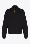 Moschino Half-zip High-collar Sweatshirt