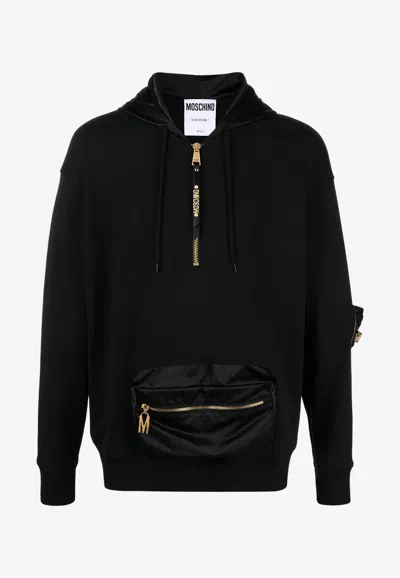 Moschino Half-zip Hooded Sweatshirt