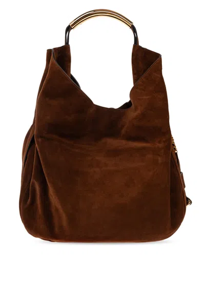 Moschino Handbag In Brown