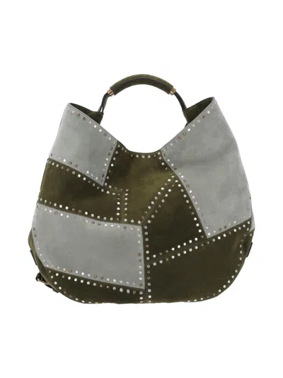 Moschino Handbag "handle Me" In Green