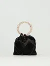 Moschino Pearl-embellished Drawstring Tote Bag