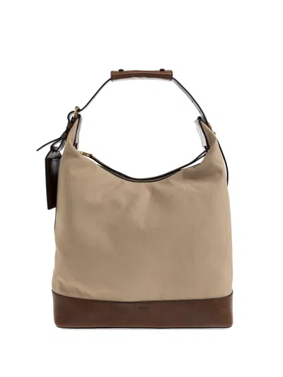 Moschino Handle Base Tote Bag In Neutral