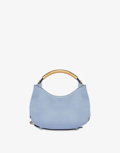 Moschino Handle Me Bag In Blue