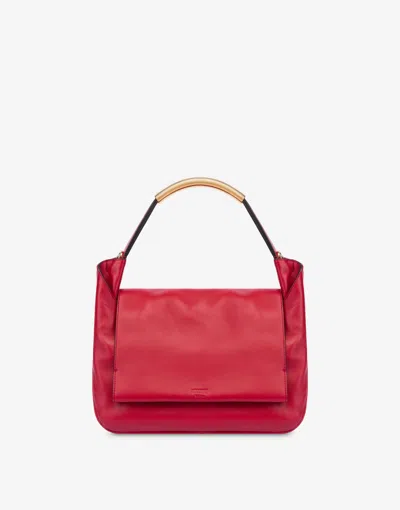 Moschino Handle Me Bag In Red