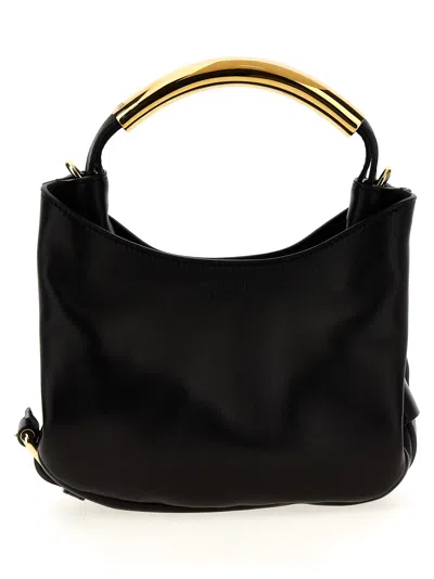 Moschino Handle Me Bag Small Handbag In Black
