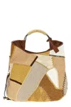 Moschino Handle Me Interwovened Top Handle Bag