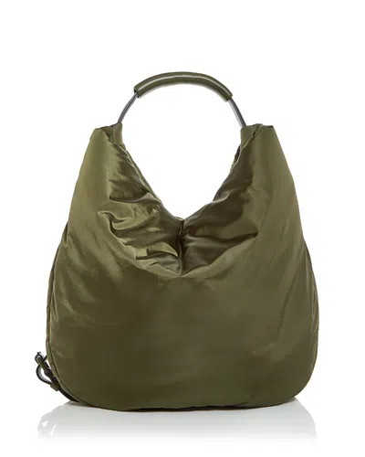Moschino Handle Me Hobo Shoulder Bag In Green