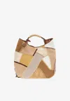 Moschino Handle Me Interwovened Top Handle Bag