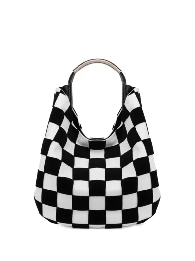 Moschino Handle Me Shoulder Bag In Black