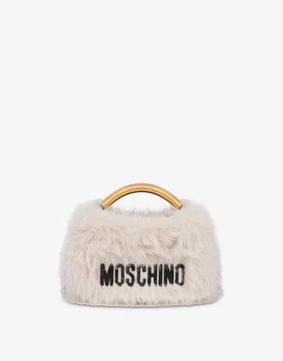 Moschino Handle Me Small Bag In White