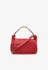 Moschino Handle Me Square Shoulder Bag In Red